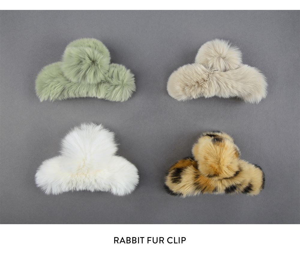 [RABBIT FUR CLIP]